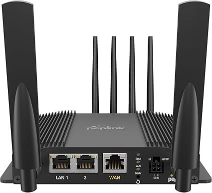 Peplink MAX BR1 Pro 5G All-in-One Solution | x62 5G Module | Wi-Fi 6 | 2x2 MU-MIMO | MAX-BR1-PRO-5GN
